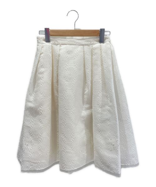 FOXEY（フォクシー）FOXEY (フォクシー) スプリングバレースカート ホワイト サイズ:40の古着・服飾アイテム