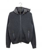 MONCLER（）の古着「MAGLIONE TRICOT CARDIGAN」｜ダークグレー