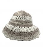 LEINWANDEラインヴァンド）の古着「Crochet Hand Knitted Hat」