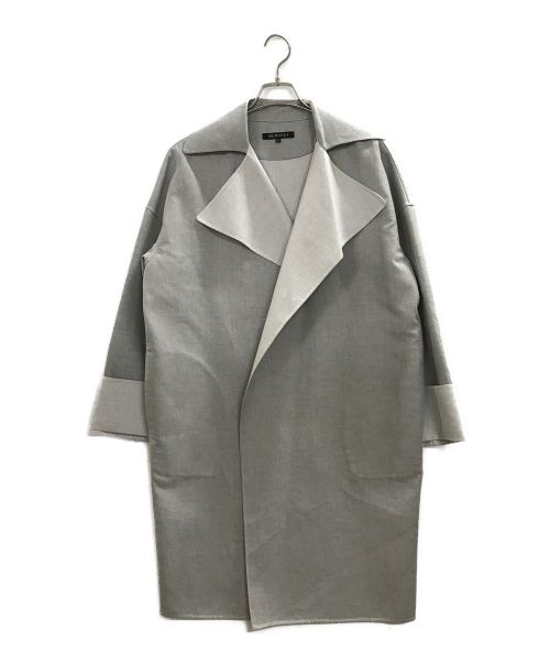 BERARDI（ベラルディ）BERARDI (ベラルディ) ノーカラーコート グレー サイズ:Ｍの古着・服飾アイテム