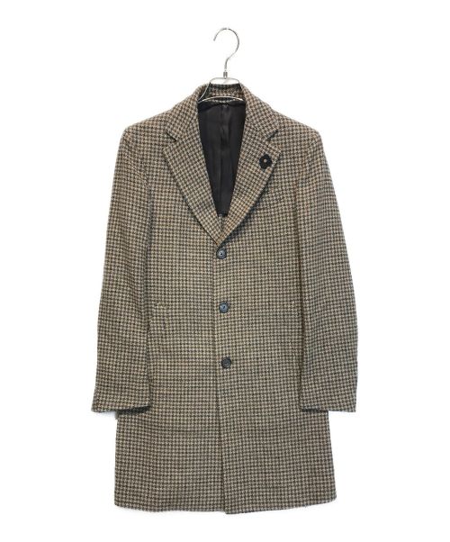 LARDINI（ラルディーニ）LARDINI (ラルディーニ) チェスターフィールドコート ブラウン サイズ:48の古着・服飾アイテム