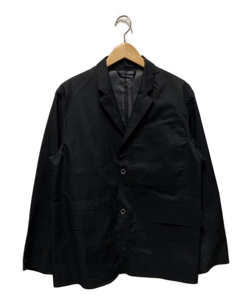 DESCENTE PAUSE（デサントポーズ）DESCENTE PAUSE (デサントポーズ) WOOL MIX SEAMTAPED JACKET ブラック サイズ:Мの古着・服飾アイテム