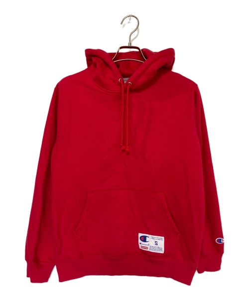SUPREME（シュプリーム）SUPREME (シュプリーム) Outline Hooded Sweatshirt レッド サイズ:Sの古着・服飾アイテム