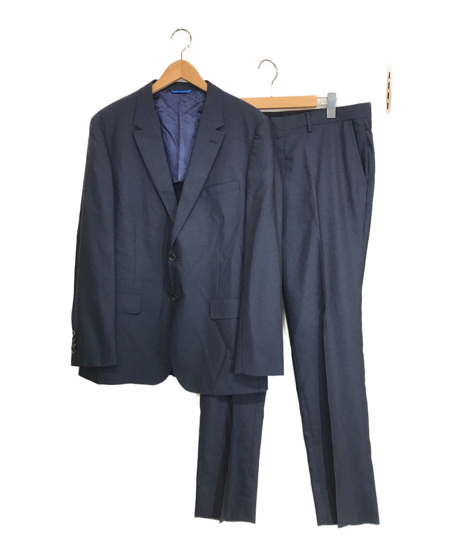 毎週更新 ランバン コレクション LANVIN スーツセットアップ 紺色 