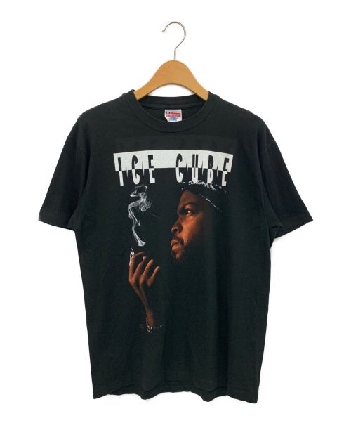 ラップTシャツ（ラップTシャツ）ラップTシャツ (ラップTシャツ) [古着]90's Ice Cube ラップTシャツ ブラック サイズ:L/Gの古着・服飾アイテム