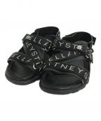 STELLA McCARTNEYステラマッカートニー）の古着「Logo Strap Sandals」｜ブラック