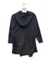 GROUND Y (グラウンドワイ) T/W Gabardine Drape Hood Cardigan ブラック サイズ:1：24800円