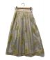 Maglie par ef-de（マーリエ パー エフデ）の古着「フロッキーオーガンジースカート」｜グレー