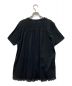 BEAMS BOY (ビームスボーイ) TORI-TO (トリト) レース ティアード ショートスリーブ Tシャツ ブラック サイズ:36(M)：1480円