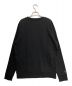 MARCELO BURLON (マルセロ バーロン) クルーネックスウェットシャツ ブラック サイズ:M 未使用品：4800円