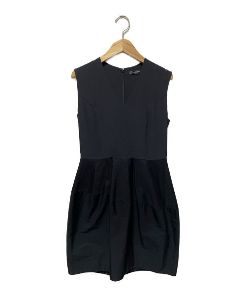 YOKO CHAN（ヨーコチャン）YOKO CHAN (ヨーコチャン) バルーンシルクドレス ブラック サイズ:38の古着・服飾アイテム