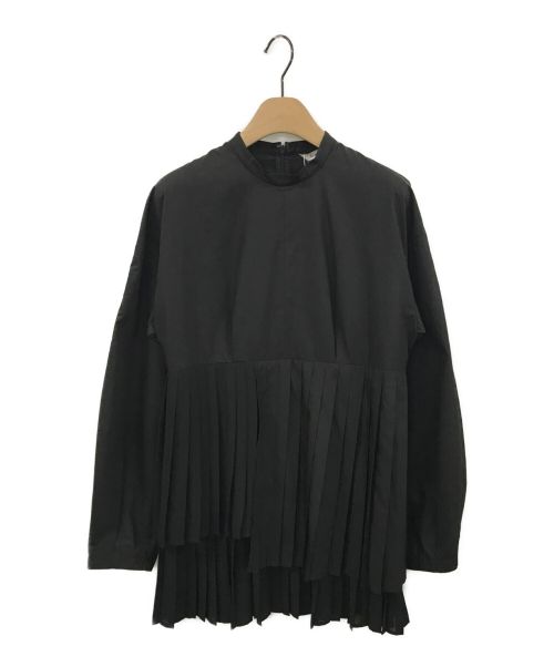 CLANE（クラネ）CLANE (クラネ) SHAPE LINE PLEAT TOPS ブラック サイズ:1 未使用品の古着・服飾アイテム