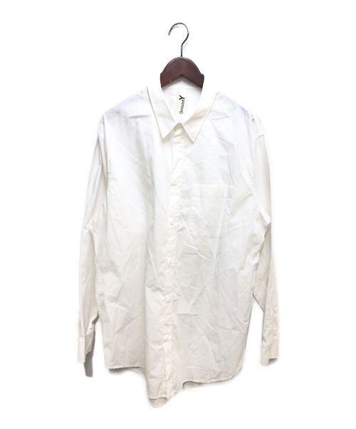 GROUND Y（グラウンドワイ）GROUND Y (グラウンドワイ) Entry Basic Shirt ホワイト サイズ:3の古着・服飾アイテム