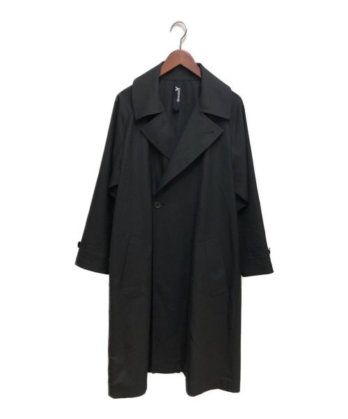 GROUND Y（グラウンドワイ）GROUND Y (グラウンドワイ) ラグランビッグコート ブラック サイズ:1の古着・服飾アイテム