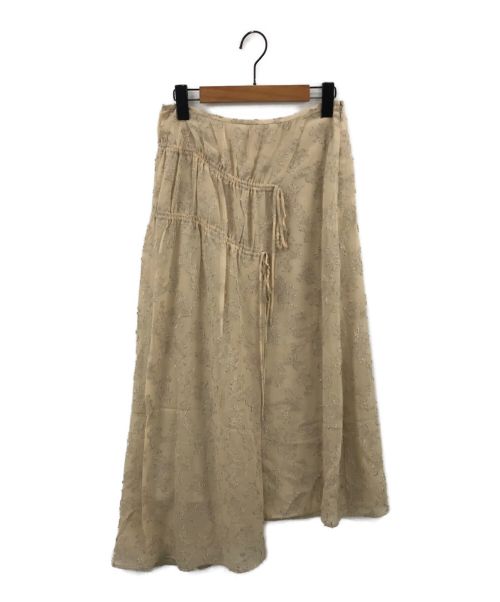 RITO（リト）RITO (リト) ジャガードスカート ベージュ サイズ:36の古着・服飾アイテム
