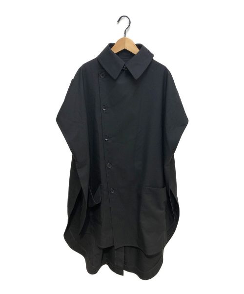 GROUND Y（グラウンドワイ）GROUND Y (グラウンドワイ) ケープコート ブラック サイズ:1の古着・服飾アイテム