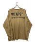 WTAPS (ダブルタップス) 長袖Tシャツ ブラウン サイズ:04：5000円