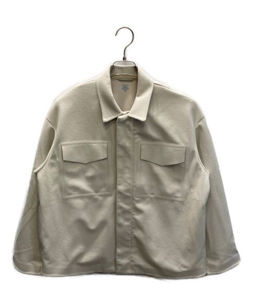 DESCENTE（デサント）DESCENTE (デサント) モールCPOシャツジャケット ベージュ サイズ:Sの古着・服飾アイテム