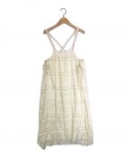 l'atelier du savon（）の古着「ふりふりラッセルレースつりスカート」｜ホワイト
