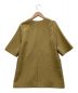 EMMEL REFINES (エメル リファインズ) ノーラペルシャツジャケット キャメル サイズ:表記無し：2480円