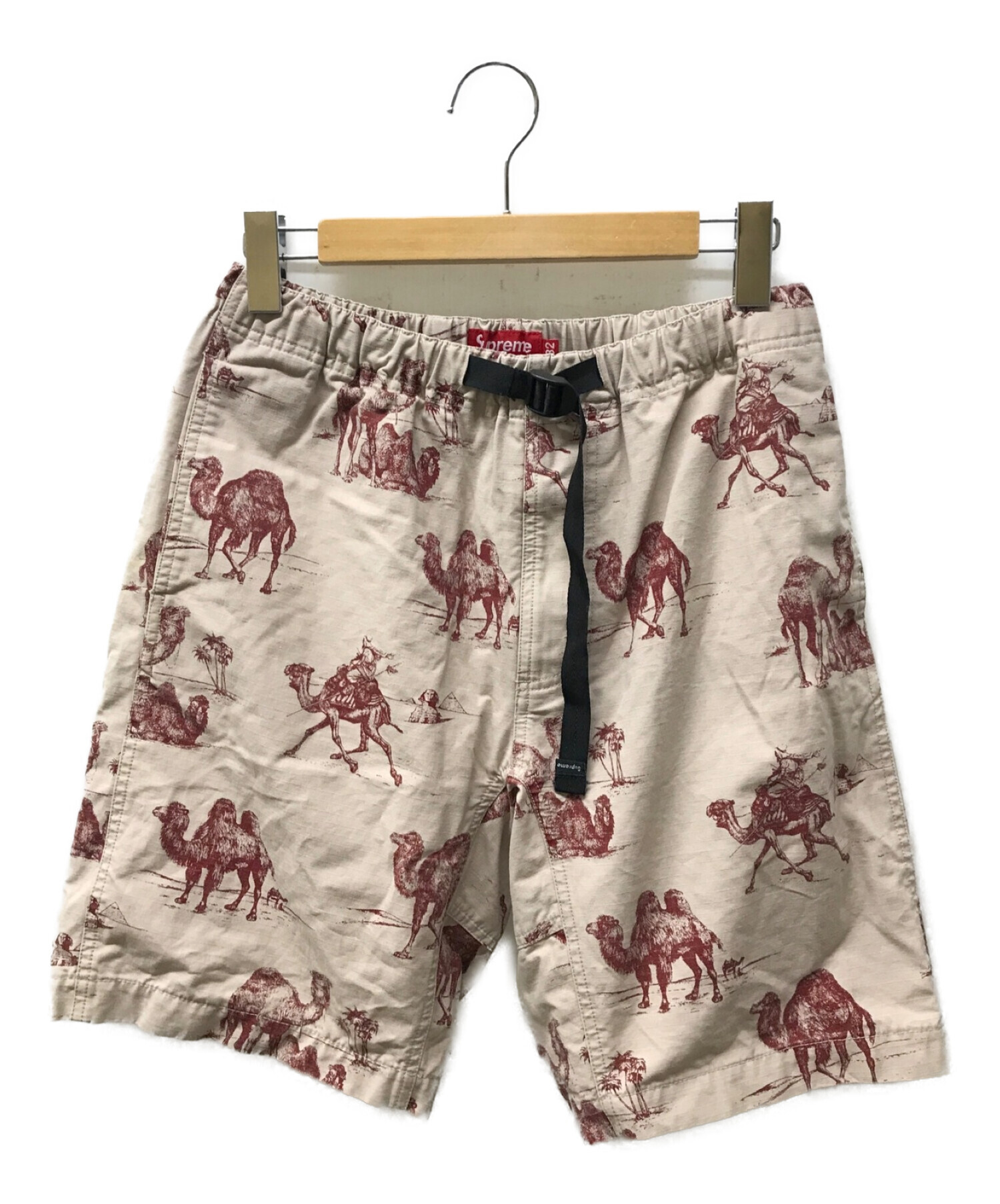 SUPREME (シュプリーム) Camel belted shorts ピンク サイズ:32