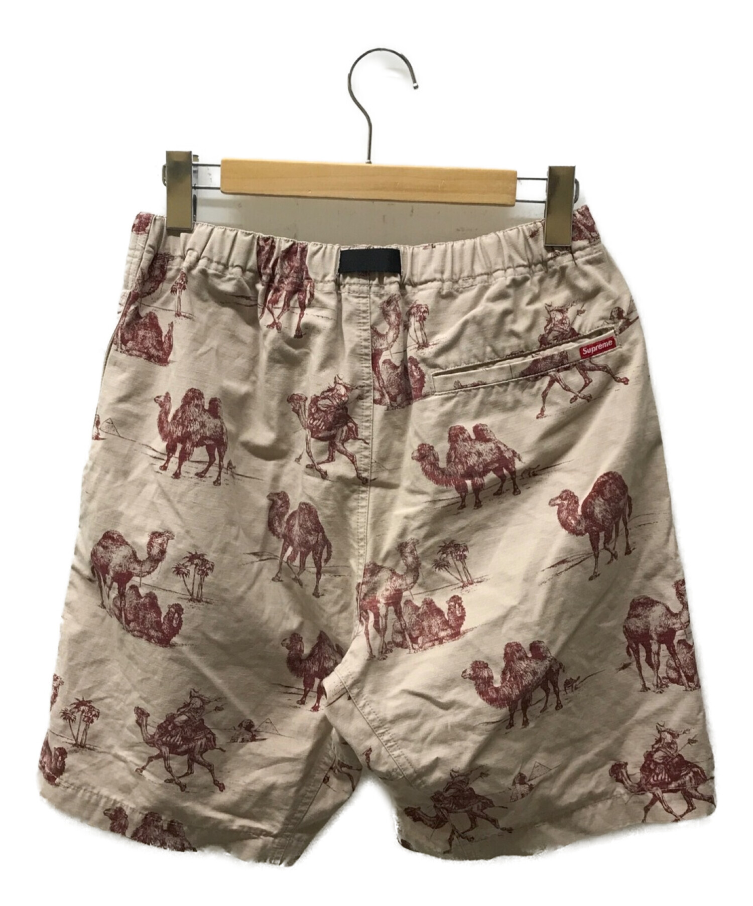 SUPREME (シュプリーム) Camel belted shorts ピンク サイズ:32