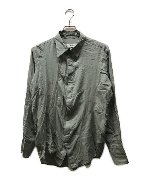 sulvam（サルバム）sulvam (サルバム) ダーツシャツ グレー サイズ:Sの古着・服飾アイテム