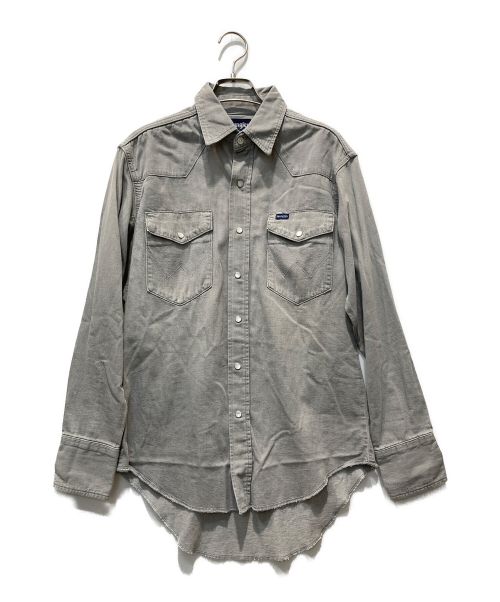 Wrangler（ラングラー）Wrangler (ラングラー) DENIMシャツ グレー サイズ:XS 未使用品の古着・服飾アイテム