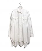 CELINEセリーヌ）の古着「22SS カウボーイ ペインターシャツ」｜ホワイト