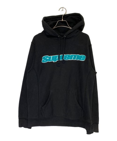 SUPREME（シュプリーム）SUPREME (シュプリーム) Chenille Hooded Sweatshirt ブラック サイズ:Mの古着・服飾アイテム