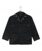 tricot COMME des GARCONS（）の古着「パール装飾ジャケット」｜ブラック