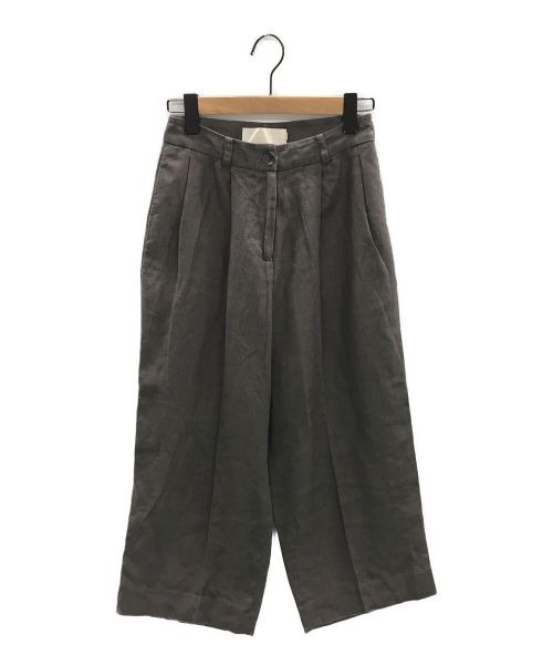 TODAYFUL（トゥデイフル）TODAYFUL (トゥデイフル) Linen Trousers モカ サイズ:38の古着・服飾アイテム
