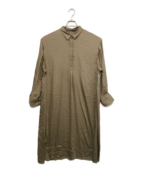 CHAOS（カオス）CHAOS (カオス) スピンキュプラシャツワンピース ベージュ サイズ:Fの古着・服飾アイテム