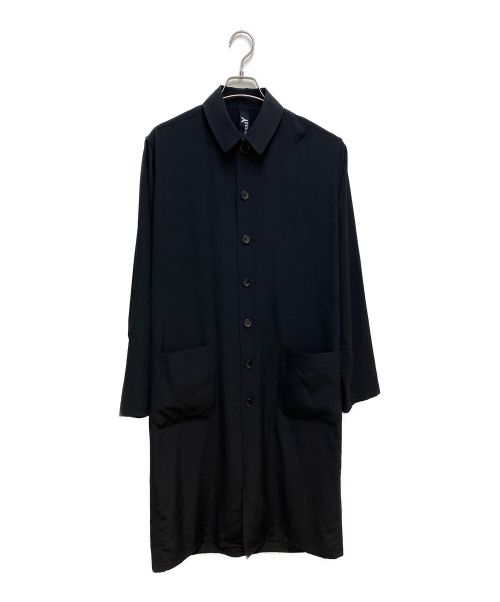 GROUND Y（グラウンドワイ）GROUND Y (グラウンドワイ) ヴィンテージミリタリーロングシャツ ブラック サイズ:3の古着・服飾アイテム