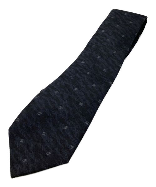 CHANEL（シャネル）CHANEL (シャネル) ネクタイ ブラックの古着・服飾アイテム