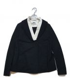 MM6 Maison Margiela（エムエムシックス メゾンマルジェラ）の古着「Cotton Short Coat」｜ブラック