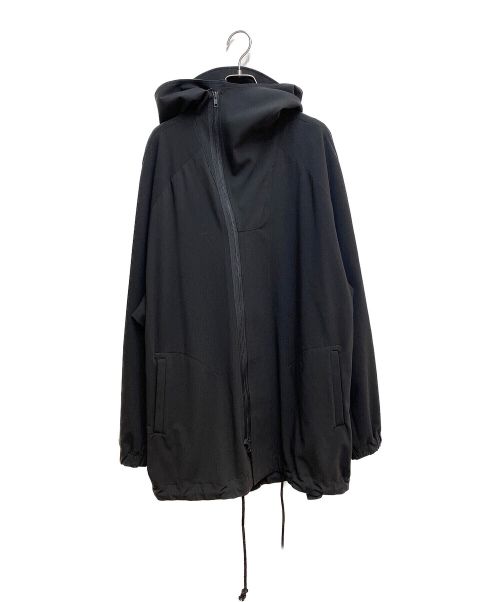 s'yte（サイト）s'yte (サイト) ジップアップシェルジャケット ブラック サイズ:3の古着・服飾アイテム