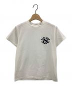 SEVEN TEN by MIHO KAWAHITOセブン テン バイ ミホ カワヒト）の古着「SVT刺繍Tシャツ」｜ホワイト