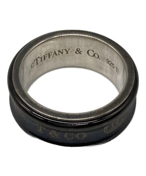 TIFFANY & Co.（ティファニー）TIFFANY & Co. (ティファニー) ナローリング ブラック サイズ:12号の古着・服飾アイテム