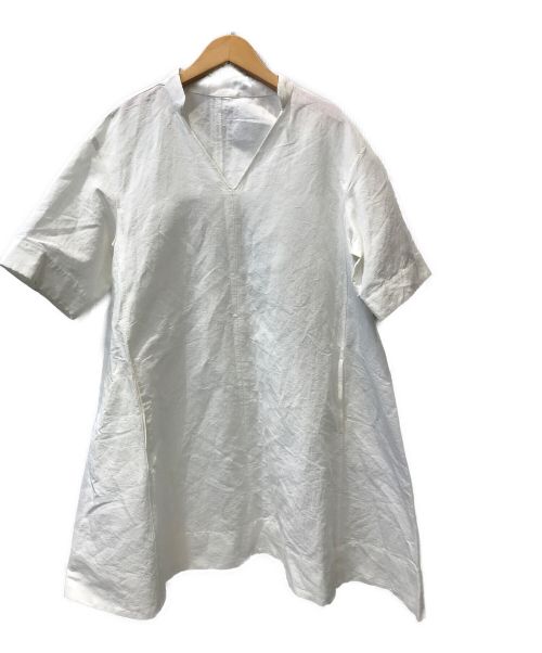 ELENDEEK（エレンディーク）ELENDEEK (エレンディーク) TENT MINI OP / テントミニワンピース ホワイト サイズ:1の古着・服飾アイテム