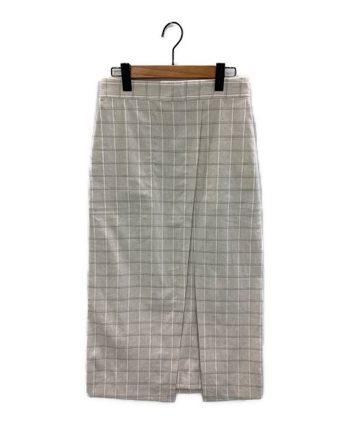 BALLSEY（ボールジィ）BALLSEY (ボールジィー) ハイブリッドストレッチ Iラインミディスカート ベージュ サイズ:36 未使用品の古着・服飾アイテム