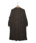 NARA CAMICIE (ナラカミーチェ) ブラッシュトーンプリントロング羽織ブラウス ブラック サイズ:1 未使用品：7800円