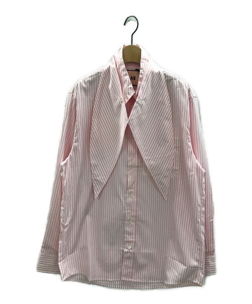 PLAN C（プランシー）PLAN C (プランシー) ボウタイシャツ ピンク サイズ:36の古着・服飾アイテム
