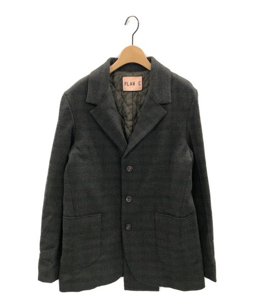 PLAN C（プランシー）PLAN C (プランシー) テーラードジャケット グリーン サイズ:38の古着・服飾アイテム