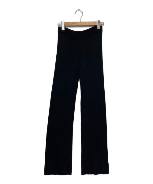 soduk（スドーク）soduk (スドーク) Slit knit trousers ブラック サイズ:不明の古着・服飾アイテム