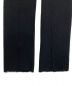中古・古着 soduk (スドーク) Slit knit trousers ブラック サイズ:不明：4800円