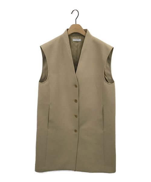 YONFA（ヨンファ）YONFA (ヨンファ) ジレ ベージュ サイズ:Mの古着・服飾アイテム