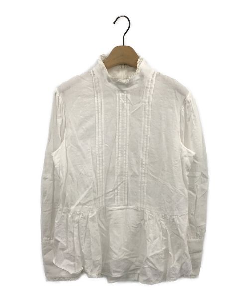 SEE BY CHLOE（シーバイクロエ）SEE BY CHLOE (シーバイクロエ) ギャザーブラウス ホワイト サイズ:38の古着・服飾アイテム