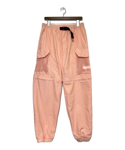 SUPREME（シュプリーム）SUPREME (シュプリーム) Mesh Pocket Belted Cargo Pant 2way ピンク サイズ:Mの古着・服飾アイテム