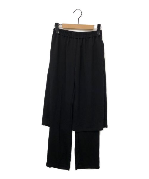 FUMIE=TANAKA（フミエタナカ）FUMIE=TANAKA (フミエタナカ) ドッキングイージーパンツ ブラック サイズ:1の古着・服飾アイテム